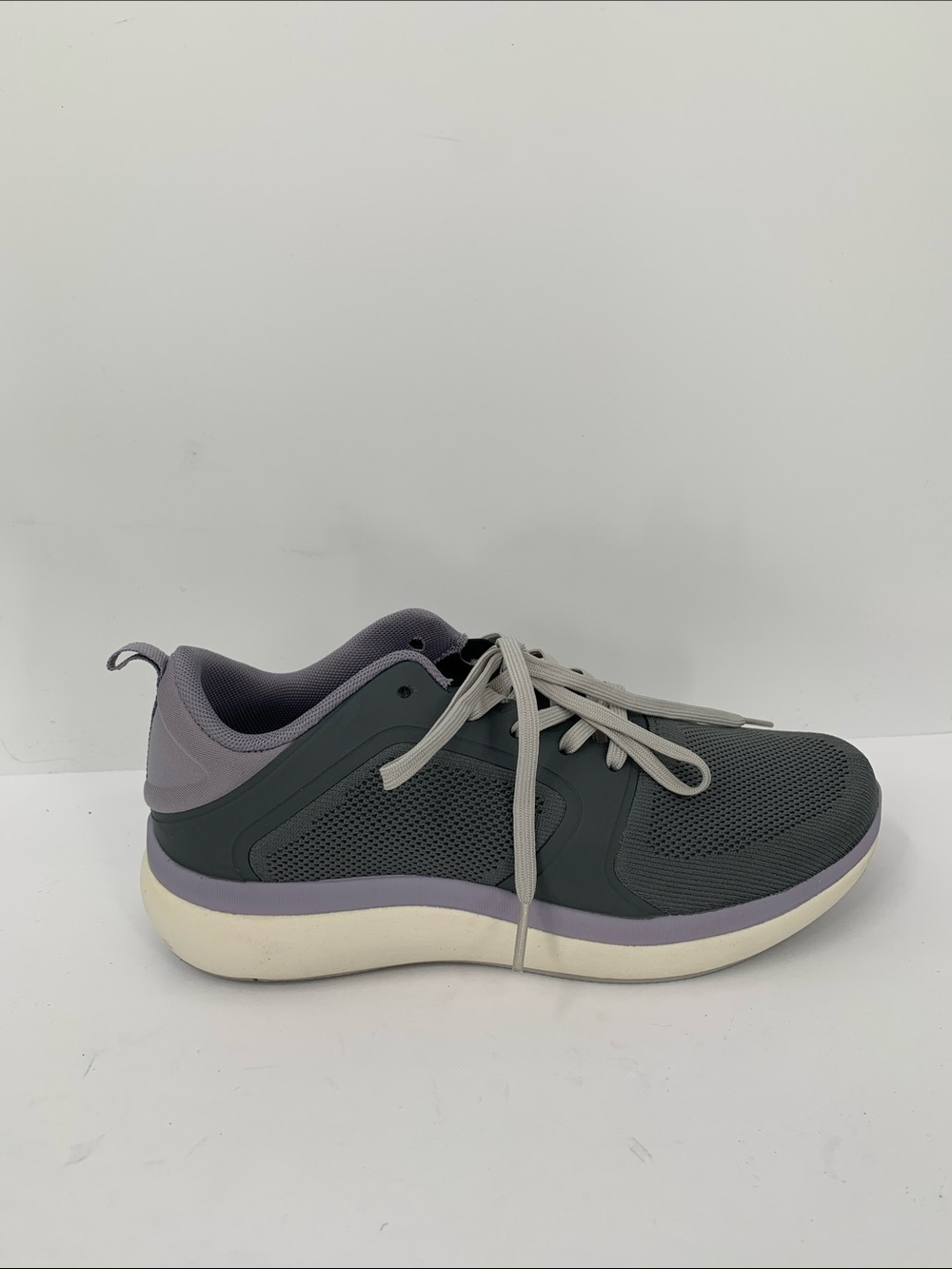 ABEO Momentum MXV Cruise comfort sneaker walking shoe gray purple tie women 7.5
